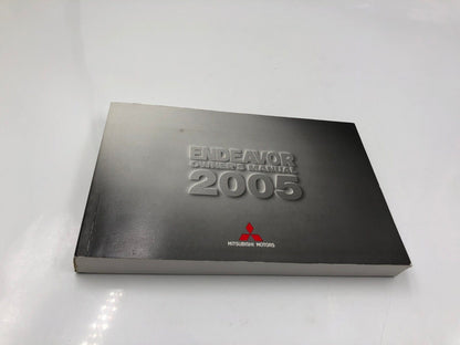 2005 Mitsubishi Endeavor Owners Manual Handbook Set with Case OEM B01B32038