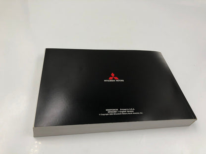 2005 Mitsubishi Endeavor Owners Manual Handbook Set with Case OEM B01B32038