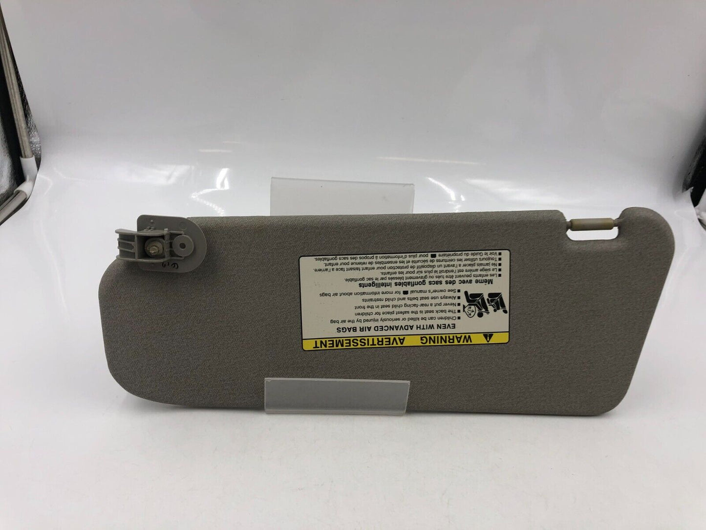 2006-2011 Chevrolet Aveo Passenger Sun Visor Sunvisor Gray OEM B01B15031