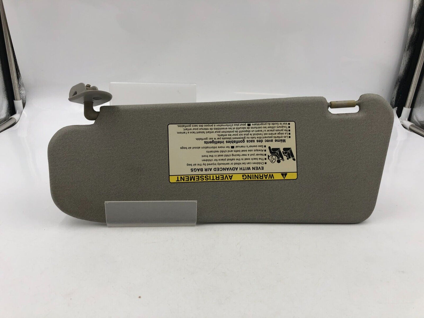 2006-2011 Chevrolet Aveo Passenger Sun Visor Sunvisor Gray OEM A01B30026