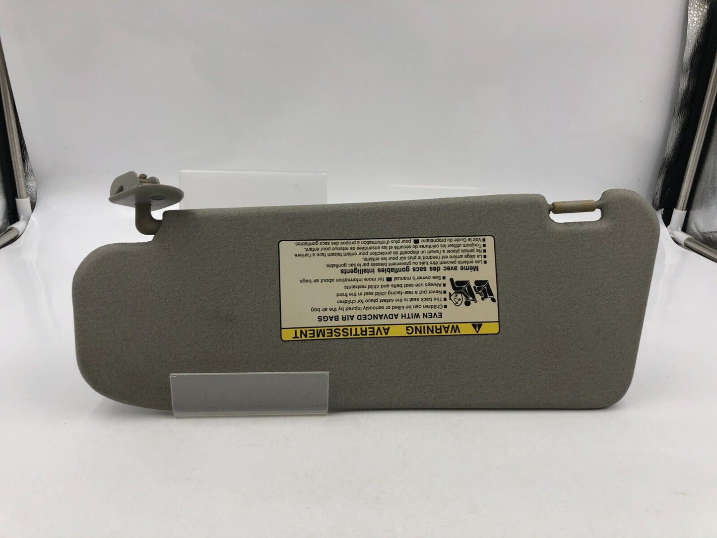 2006-2011 Chevrolet Aveo Passenger Sun Visor Sunvisor Gray OEM A01B30026