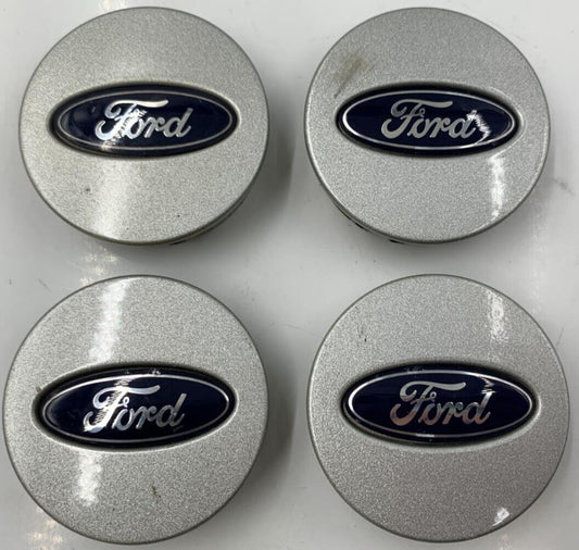 Ford Rim Wheel Center Cap Set Silver OEM B01B10055