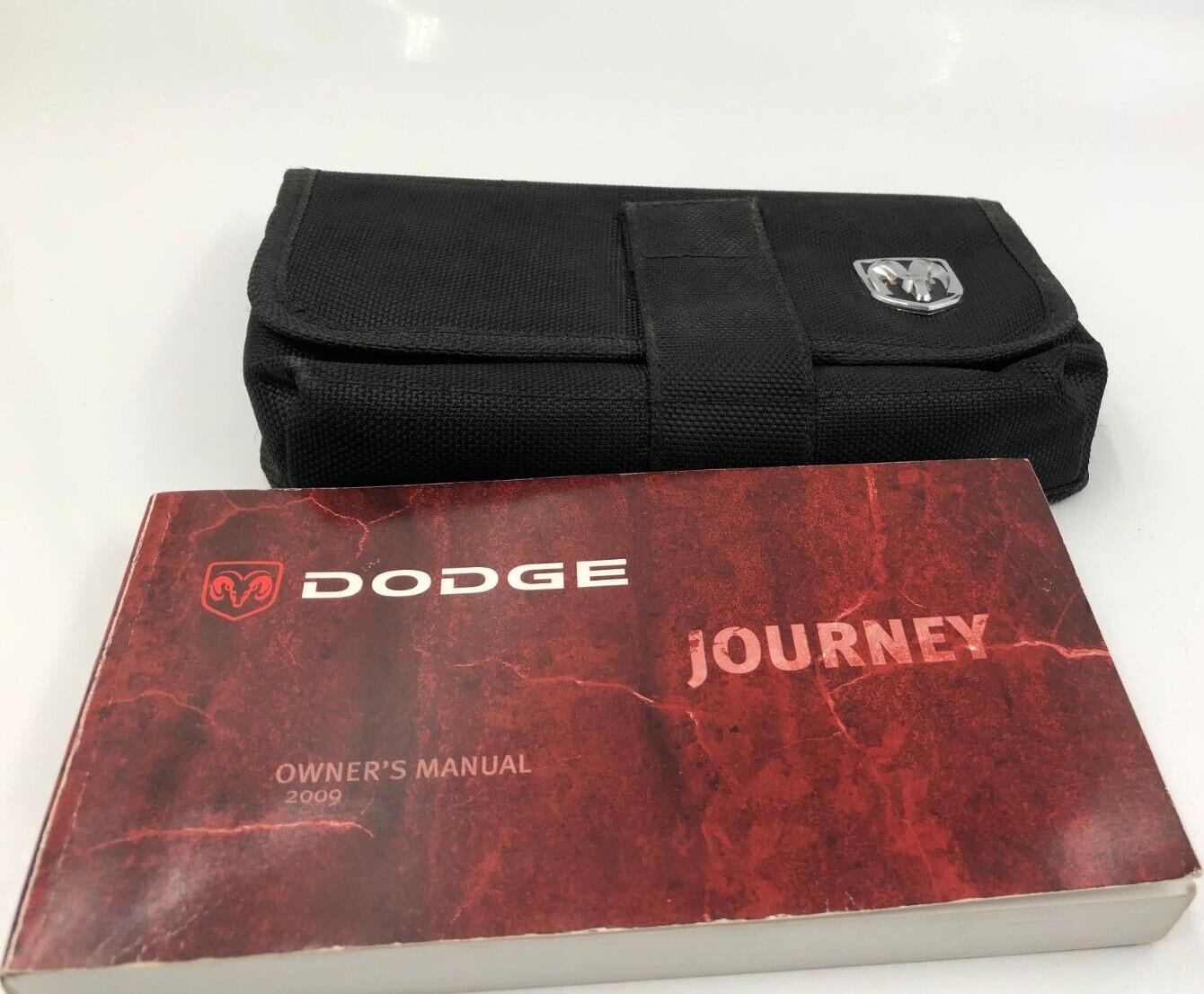 2009 Dodge Journey Owners Manual Handbook with Case OEM A02B28036