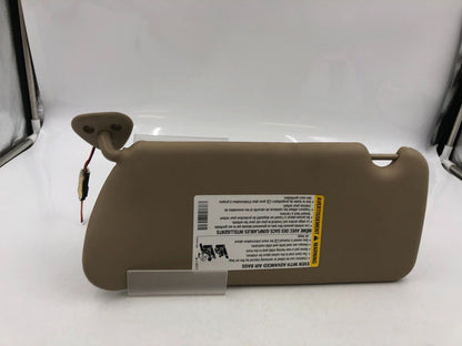 2007-2009 Cadillac SRX Passenger Side Sunvisor Illumination Tan OEM A01B30025