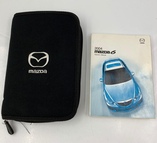 2004 Mazda 6 Owners Manual Handbook with Case OEM B03B56023