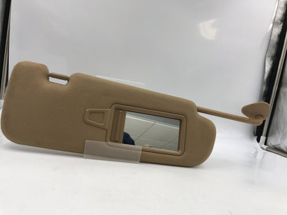 2011-2015 Hyundai Sonata Passenger Sun Visor Sunvisor Tan OEM D01B25064