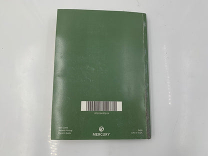 2008 Mercury Sable Owners Manual Handbook OEM A04B19056