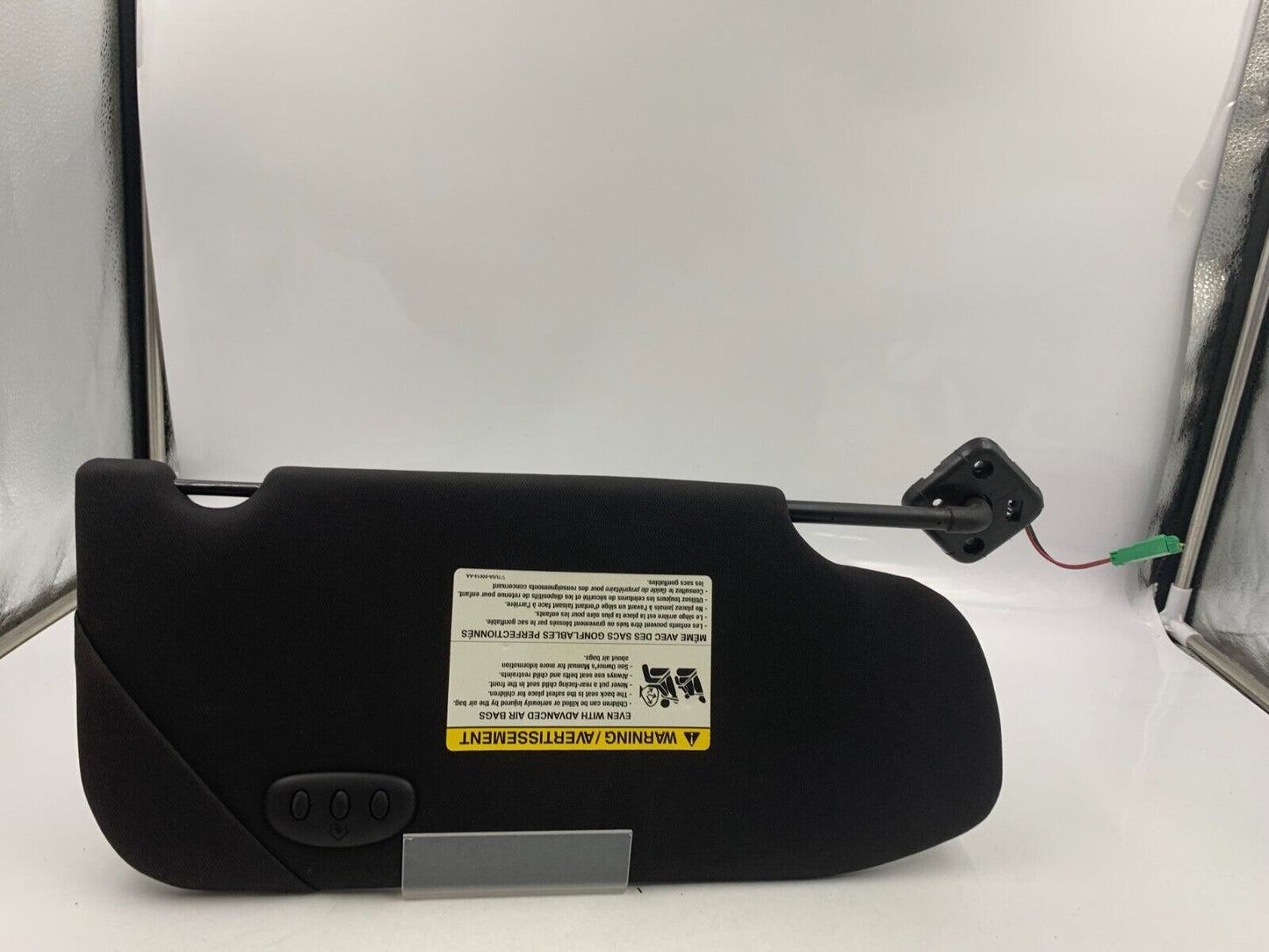 2013-2019 Lincoln MKS Driver Sun Visor Sunvisor Black Illuminated OEM I01B13044