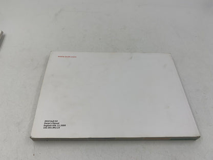 2010 Audi A4 Sedan Owners Manual Handbook Set with Case OEM E03B07022