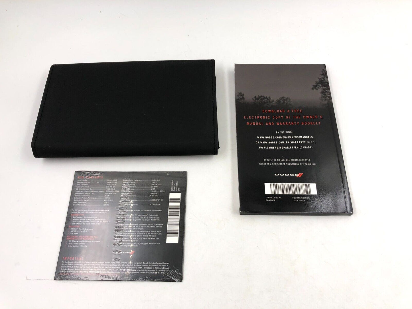 2016 Dodge Charger Owners Manual Handbook Set with Case OEM A03B31041