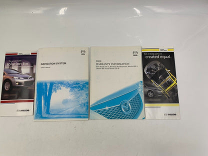 2008 Mazda CX7 CX-7 Owners Manual Handbook Set with Case OEM E04B13063