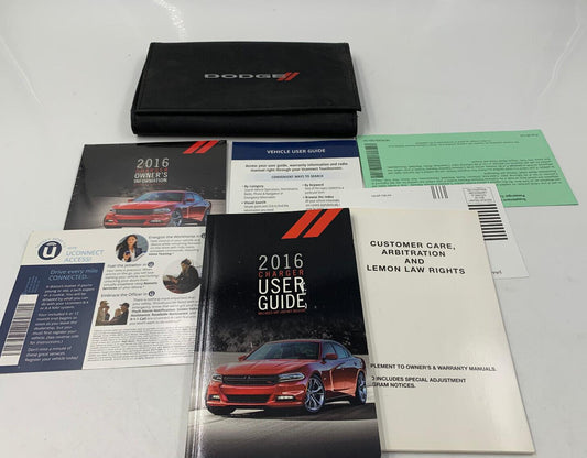 2016 Dodge Charger Owners Manual Handbook Set with Case OEM G02B48027