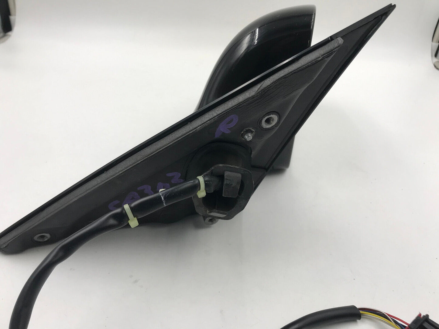 2009 Audi A4 Passenger Side View Power Door Mirror Black OEM C02B09046