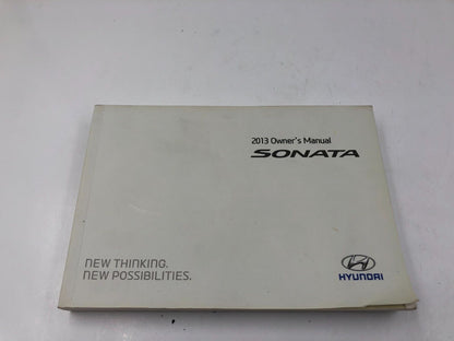 2013 Hyundai Sonata Owners Manual Set with Case OEM I04B09008