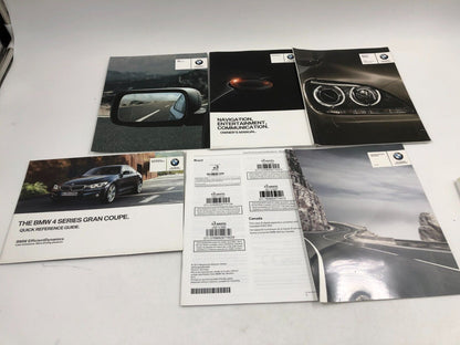 2015 BMW 4 Series Gran Coupe Owners Manual Set with Case OEM E02B12044