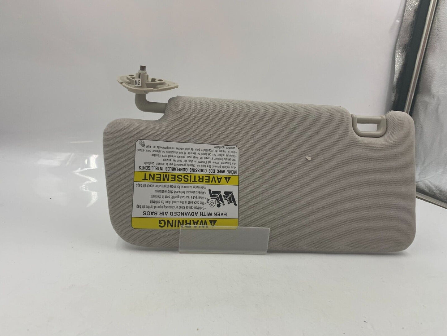 2011-2016 Kia Optima Passenger Sun Visor Sunvisor Gray OEM A02B52050