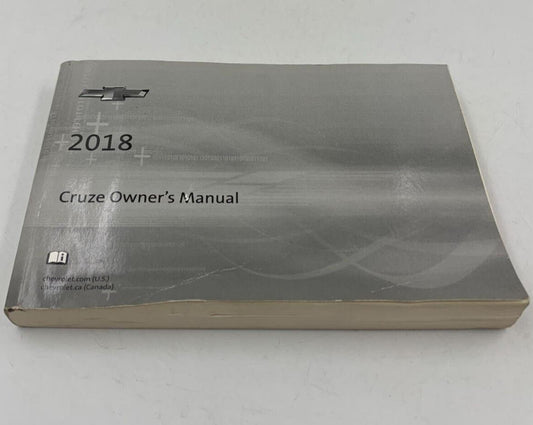 2018 Chevrolet Cruze Owners Manual Handbook OEM B03B22025