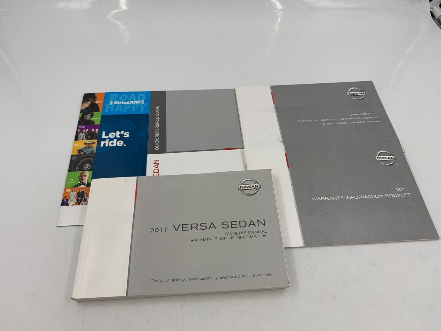 2017 Nissan Versa Sedan Owners Manual Handbook Set OEM B04B15032