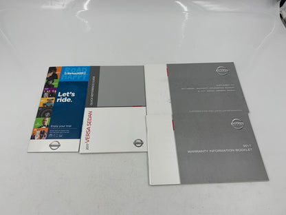 2017 Nissan Versa Sedan Owners Manual Handbook Set OEM B04B15032