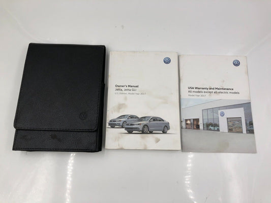 2017 Volkswagen Jetta GLI Owners Manual Set with Case OEM A01B37024