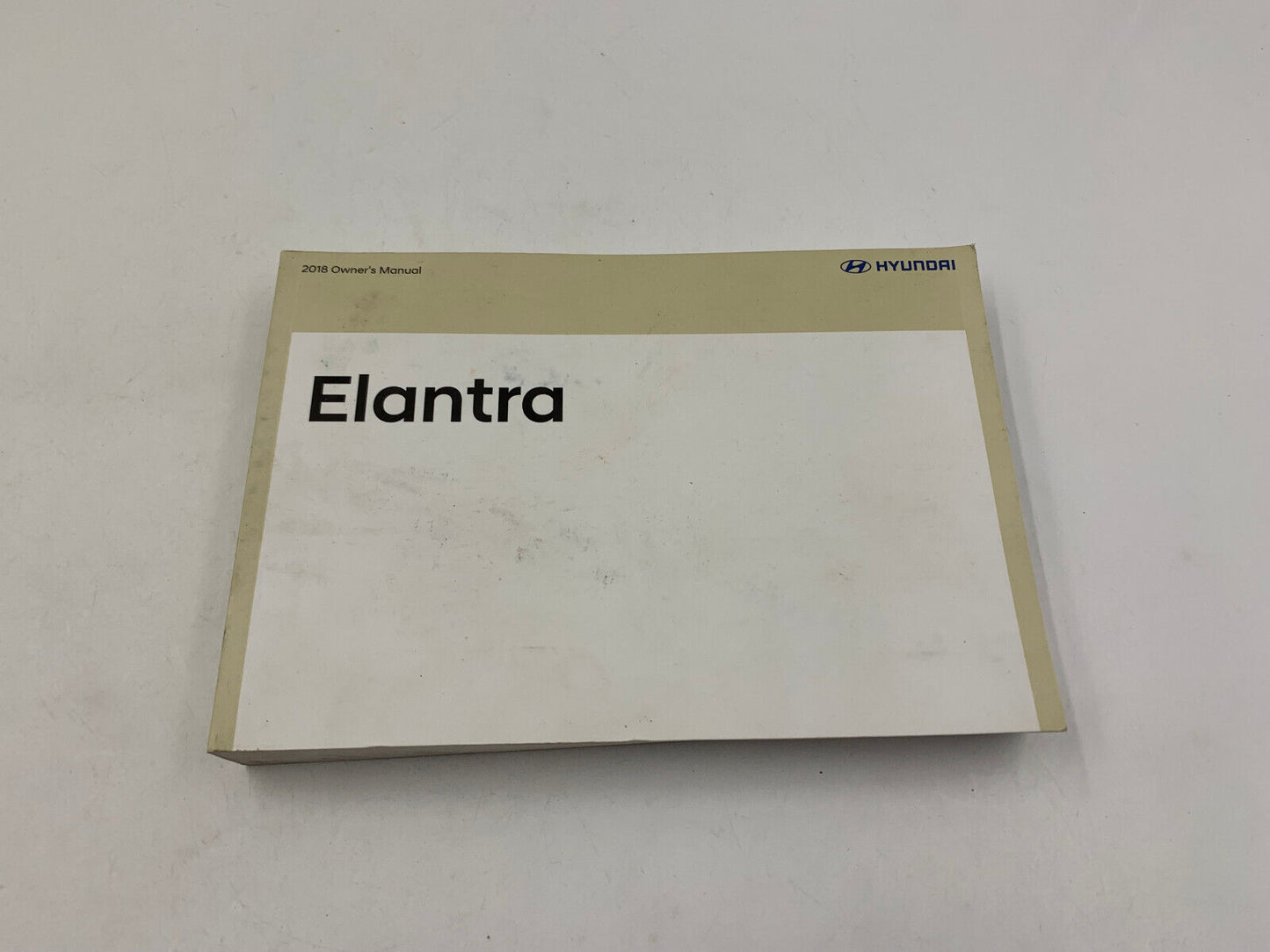 2018 Hyundai Elantra Owners Manual Handbook Set OEM C04B02045