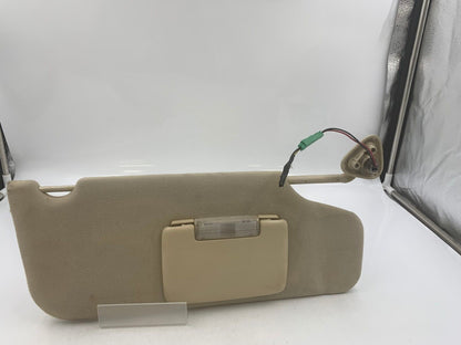 2008-2009 Ford Taurus X Passenger Sun Visor Sunvisor Tan Illuminated E04B25056