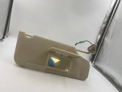 2008-2009 Ford Taurus X Passenger Sun Visor Sunvisor Tan Illuminated E04B25056