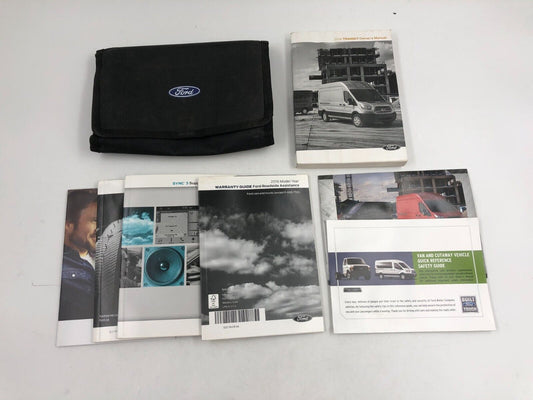 2016 Ford Transit Owners Manual Handbook Set with Case OEM B03B48026