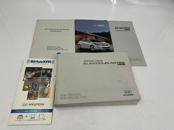 2014 Hyundai Elantra Coupe Owners Manual Handbook Set OEM D01B34026