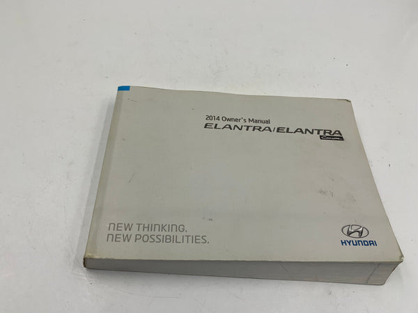 2014 Hyundai Elantra Coupe Owners Manual Handbook Set OEM D01B34026