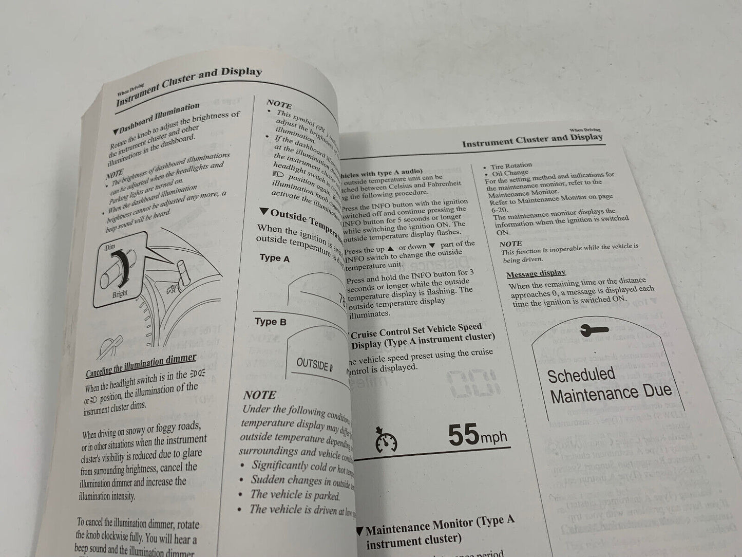 2008 Mazda 6 Owners Manual Case OEM E02B11054