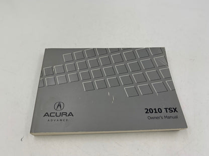 2010 Acura TSX Owners Manual Handbook Set with Case OEM C02B41026