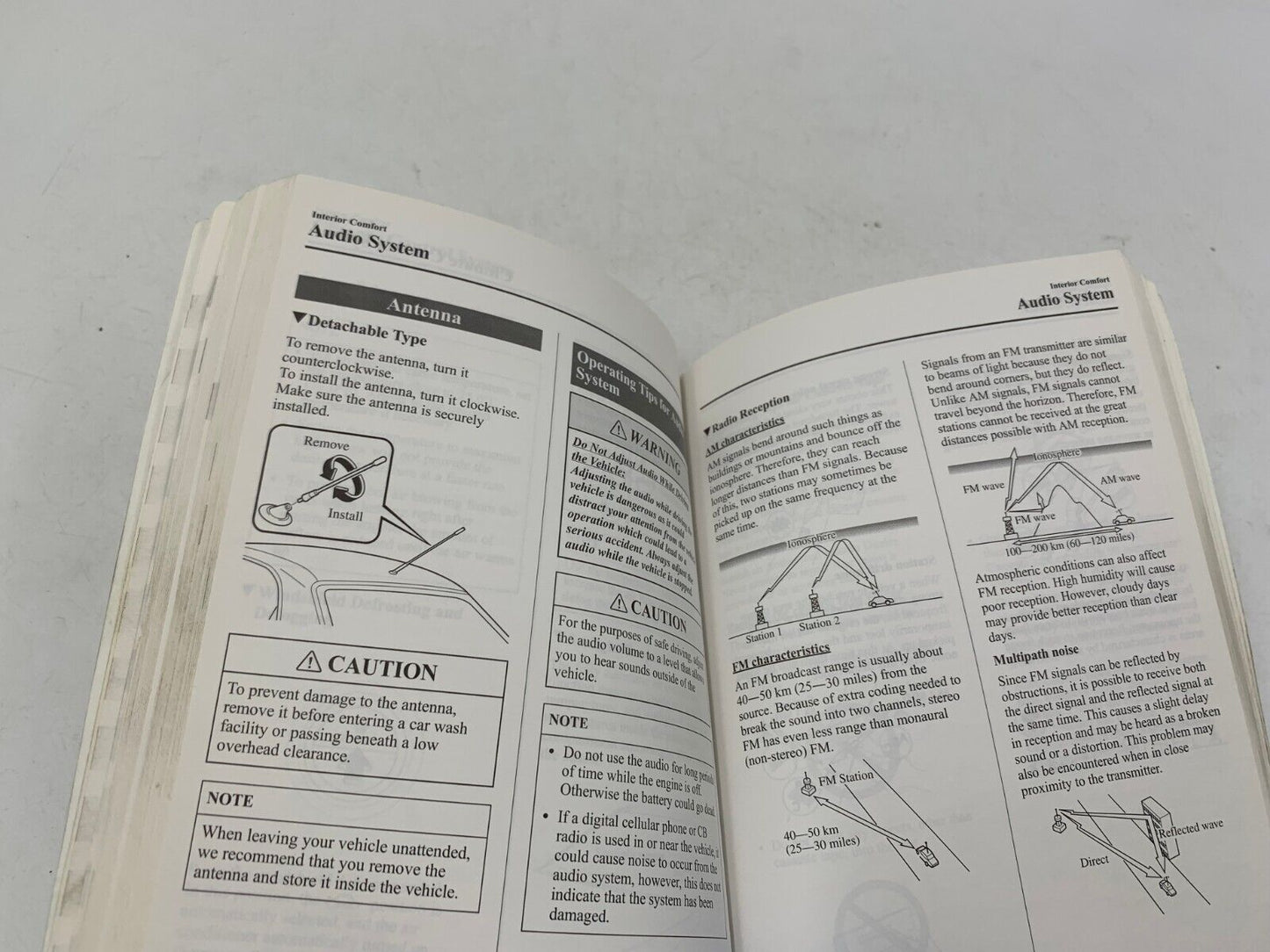 2005 Mazda 6 Owners Manual Handbook OEM C02B34056