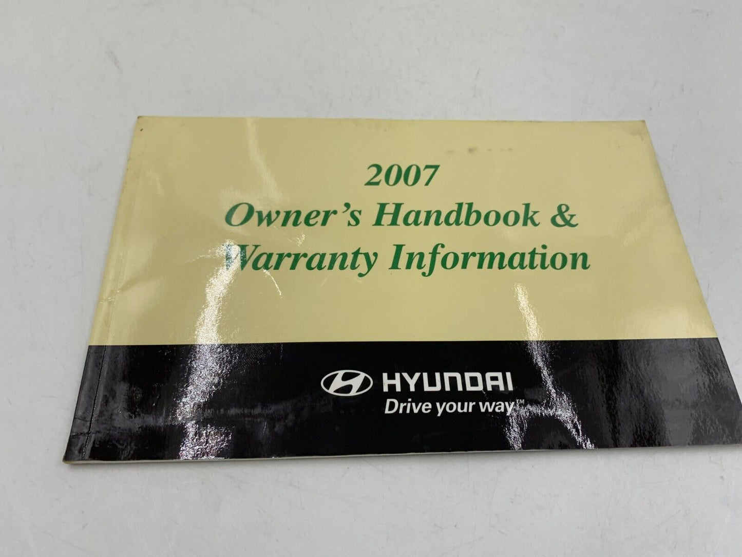 2007 Hyundai Sonata Owners Manual Handbook Set with Case OEM C02B41027