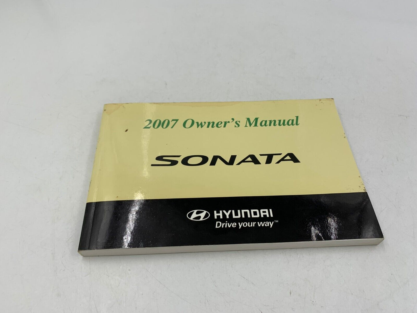 2007 Hyundai Sonata Owners Manual Handbook Set with Case OEM C02B41027