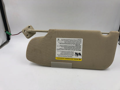 2013-2019 Ford Taurus Passenger Side Sunvisor Tan Illuminated OEM G01B13006