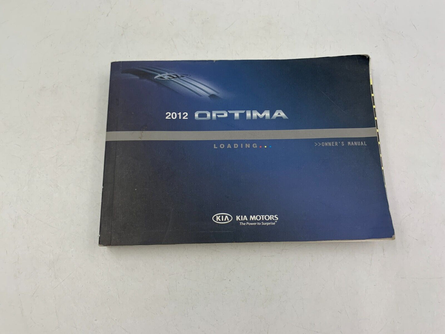 2012 Kia Optima Owners Manual Handbook OEM D04B01024