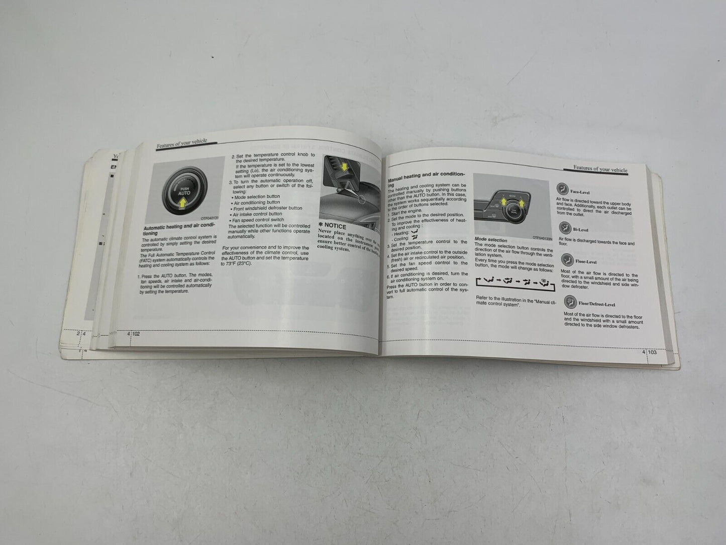 2012 Kia Optima Owners Manual Handbook OEM D04B01024