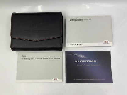 2015 Kia Optima Owners Manual Handbook Set with Case OEM F04B39021