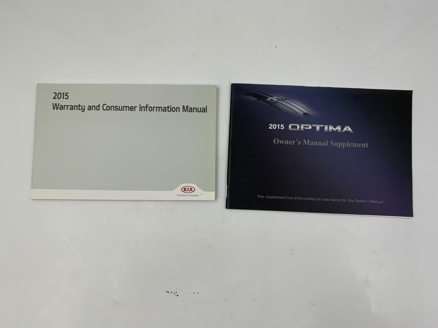 2015 Kia Optima Owners Manual Handbook Set with Case OEM F04B39021