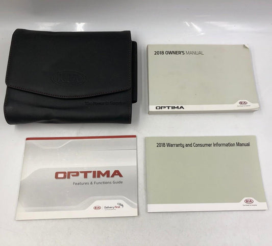 2018 Kia Optima Owners Manual Handbook Set with Case OEM F03B52043