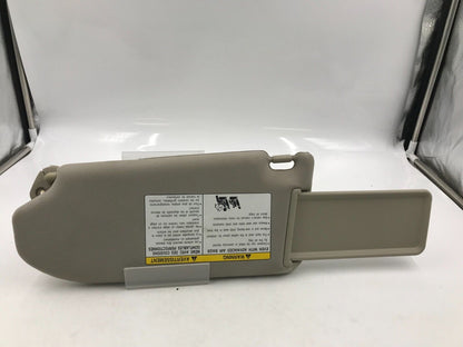 2003-2007 Infiniti G35 Passenger Sun Visor Sunvisor Light Beige OEM G01B44031