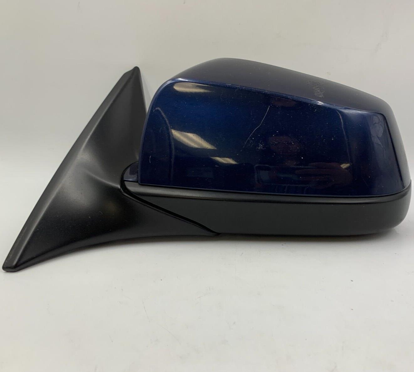 2009-2012 BMW 750i Driver Side View Power Door Mirror Blue BSA OEM B01B23016