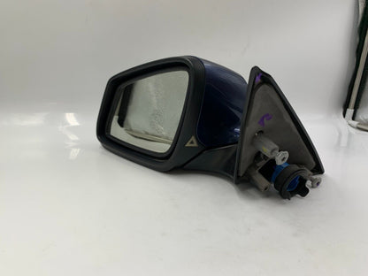 2009-2012 BMW 750i Driver Side View Power Door Mirror Blue BSA OEM B01B23016