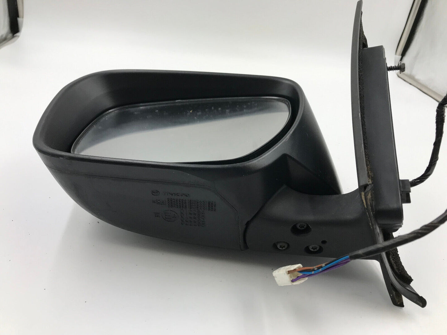 2007-2009 Mazda CX-7 Driver Side View Power Door Mirror Black OEM B51002 NT