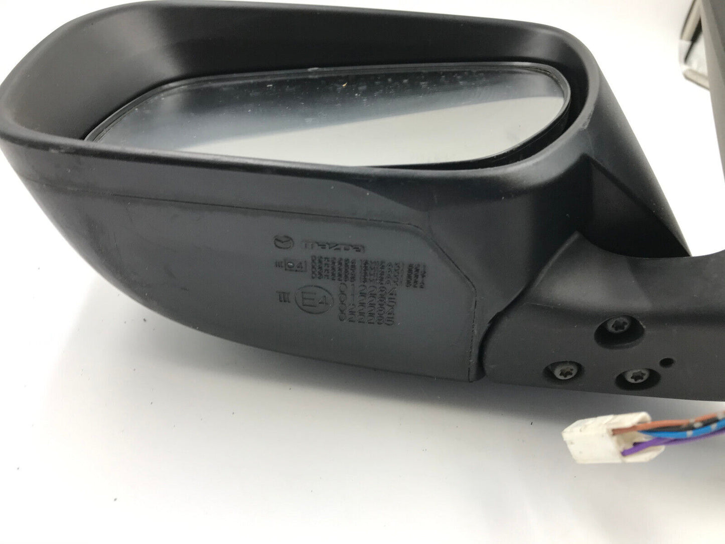 2007-2009 Mazda CX-7 Driver Side View Power Door Mirror Black OEM B51002 NT