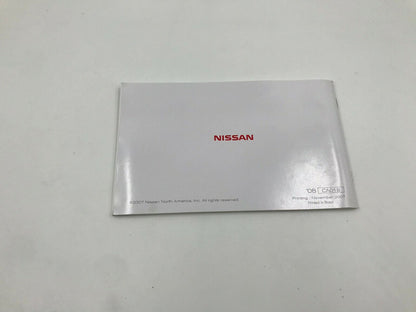 2008 Nissan Altima Owners Manual Handbook Set with Case OEM A01B20018