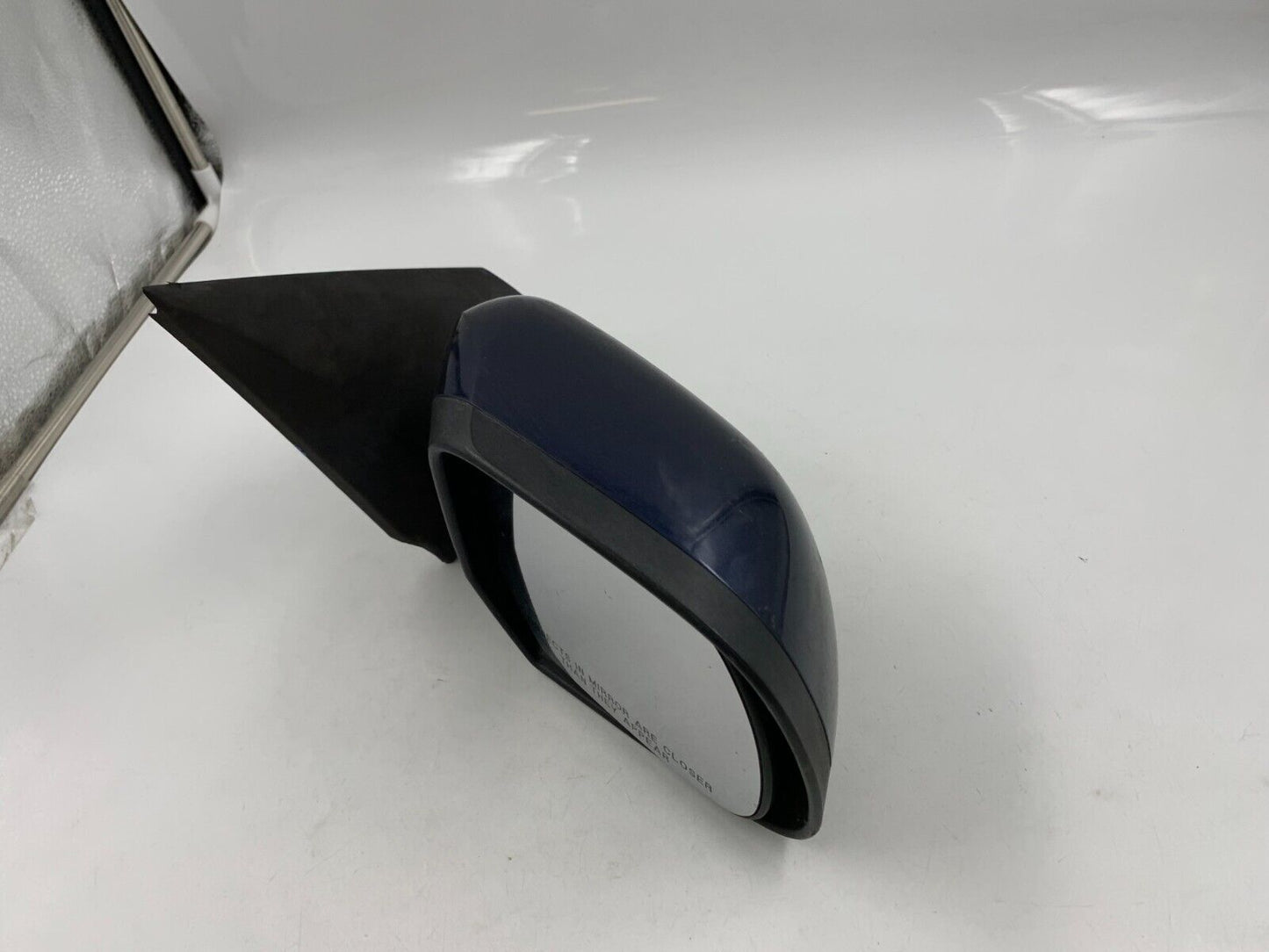 2012-2014 Nissan Versa Passenger Side View Power Door Mirror Blue OEM G03B02051