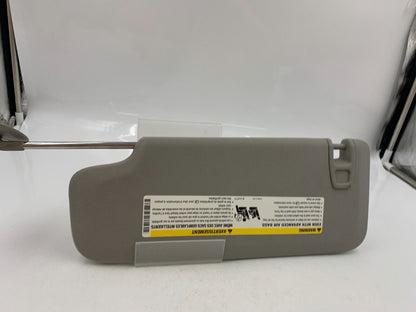 2008-2012 Chevy Malibu Passenger Sun Visor Sunvisor Gray OEM D02B02053