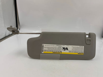 2008-2012 Chevy Malibu Passenger Sun Visor Sunvisor Gray OEM D02B02053